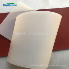 feuille de silicium médical transparent rouge blanc de Chine